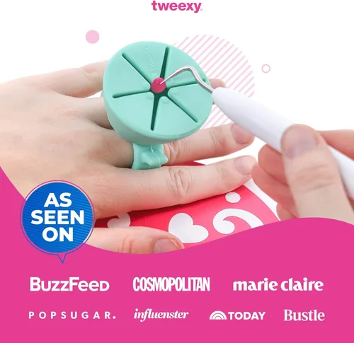 Vista 4 de Anillo colector de desechos Tweexy Craft, de vinilo para transferencia de calor, soporte de hojas de papel y adhesivos HTV