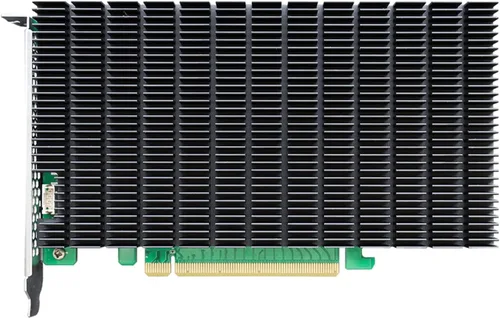 Vista 13 de HighPoint HBA M.2 Rocket 1104 PCIe Gen3 NVMe HBA de 4 puertos para sistemas Windows, Mac, Linux y VMWare.