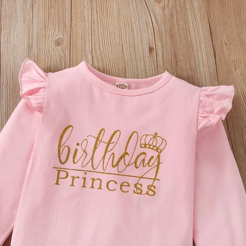 Vista 3 de Vestido de princesa de cumpleaños para niñas pequeñas, chaleco sin mangas, falda tutú de malla con lunares