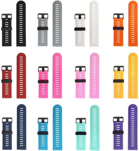 Vista 3 de Correa de silicona suave de repuesto para Garmin Fenix 3 / Fenix 3 HR GPS reloj con herramientas accesorios de reloj 1