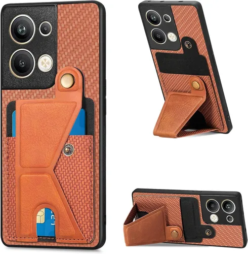 Vista 231 de Funda para Oppo K10x / OnePlus Nord CE 2 Lite 5G Funda para Realme 9 5G / 9 Pro / Q5 / V25 Funda de piel sintética con ranuras para tarjetas