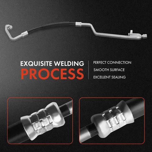 Vista 4 de A-Premium Conjunto de manguera de línea de descarga de A/C compatible con Kia Sorento 2014-2015 V6 3.3L, compresor a condensador