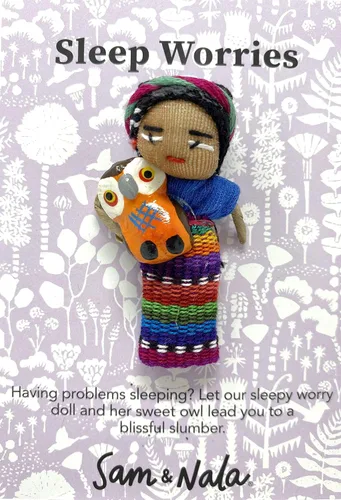 Vista 30 de Sam & Nala Muñecos preocupados, muñeca de Guatemala, completamente hecha a mano de tela guatemalteca, aporta comodidad y paz a todos los que te
