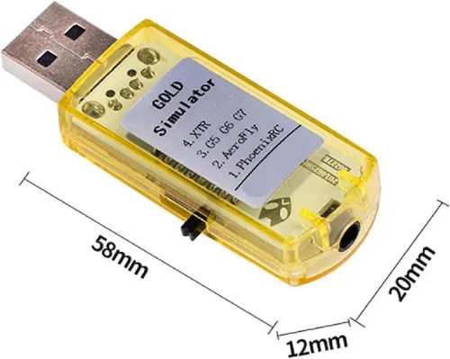 Vista 9 de 30 en 1 Simulador RC USB Simulador de Vuelo Cable, VRC FPV Racing Drone RC Quadcopter Accesorios para G7 Phoenix 5.0 Aerofly