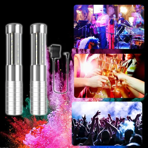 Vista 5 de Luz de Bastón Estroboscópica, Luz de Mano para Escenario, Destellos de Botella de Champán, Luces LED Recargables de Servicio de Botella - para Bar