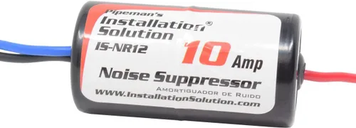 Vista 3 de Pipeman's Installation Solution Filtro supresor de ruido en línea de 10 amperios – (2 unidades) eliminador aislante universal de 12 voltios de audio