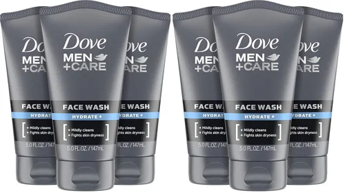 Vista 16 de DOVE MEN + CARE Face Wash Hydrate Plus Skin Care, 5 onzas, (paquete de 3)