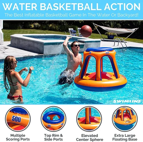 Vista 3 de Piscina inflable gigante de juguete Swimline para shootball