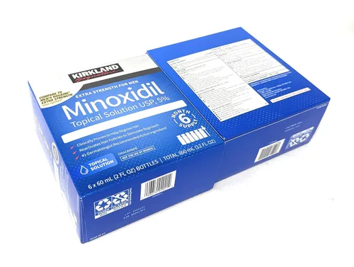 Vista 8 de Kirkland WeyDOc Minoxidil 5% extra fuerte crecimiento del cabello para hombres, 12 meses