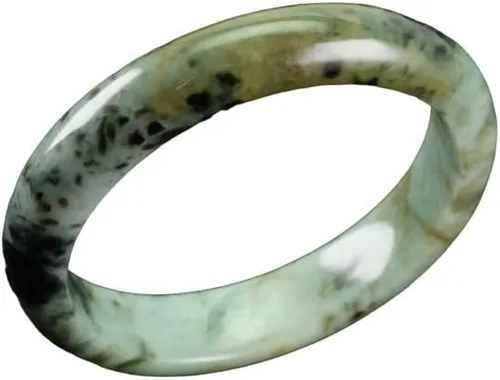 Forest Imperial - Pulsera de jadeíta birmana certificada (2.362 in)