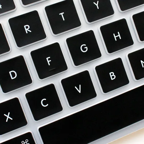 Vista 5 de ProElife Funda protectora de teclado de silicona ultrafina para teclado inalámbrico Apple con Bluetooth MC184LL/B (modelo A1314, diseño de EE. UU.)