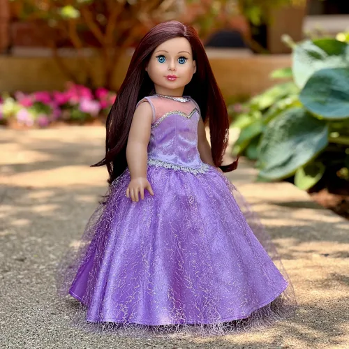 Vista 4 de Misty Lilac - Conjunto de 2 piezas para muñecas de 18 pulgadas - (Doll no incluido)