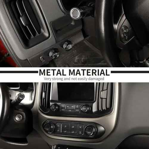 Vista 6 de JWWY para Radio Colorado Mandos AC Botón de Interruptor de Aire Acondicionado para 2014-2025+Chevy Colorado, Botón de Interruptor de Consola Central