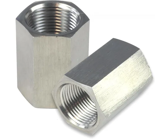 Vista 6 de HFS (R) Acoplador de acoplamiento hexagonal 1" hembra NPT x 1" hembra NPT acero inoxidable 304