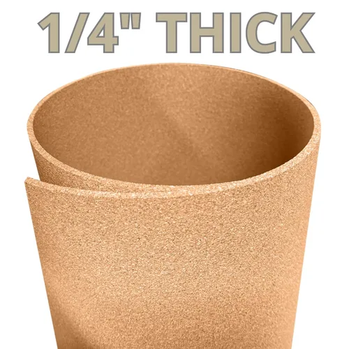 Vista 2 de Manton Cork Rollo - 3' x 12' x 1/4" - Material de grado premium - 100% natural