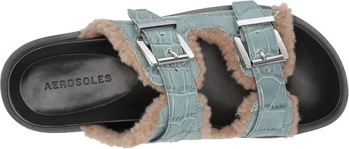 Vista 5 de Aerosoles Olivia Slide Sandalia para mujer, azul, 7