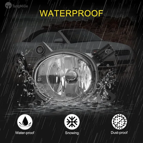 Vista 6 de TangMiGe Faros antiniebla compatibles con Audi A4 / S4 (Quattro Cabriolet Convertible, Sedan, Avant Wagon) 2005-2008, A3