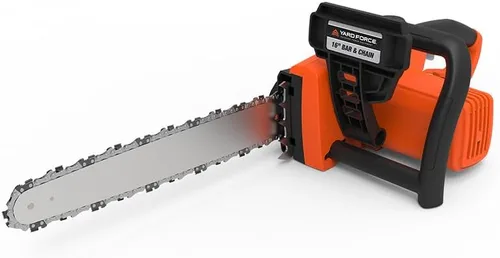 Vista 6 de Yard Force Motosierra eléctrica de 16 pulgadas YF1516CS con lubricación automática, tensión de barra de cadena sin herramientas, interruptor