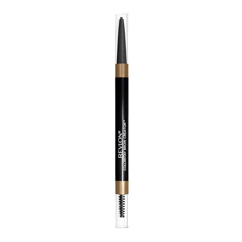 Vista 11 de Revlon ColorStay Brow Creator, Lápiz y Polvo de Cejas Preciso 2 en 1 con Cepillo Spoolie, Impermeable, Relleno de Media para Ella, 620 Auburn, 0.003