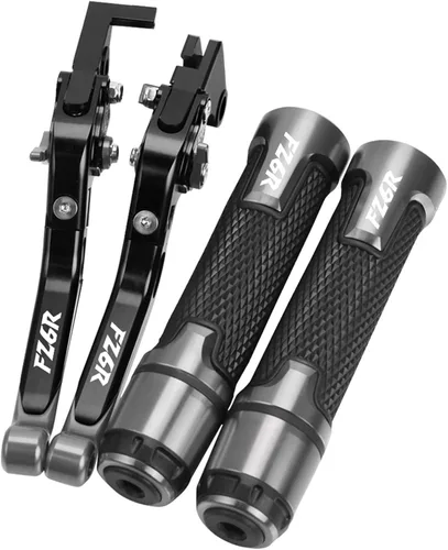 Para Yamaha FZ6R 2009-2012 2013 2014 2015 2016 2017 motocicleta ajustable extensible freno embrague palancas manillar puños (color : G) de LONGJUNSHANGMAO