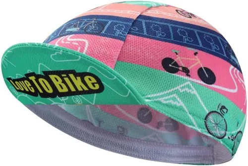 Funny - Gorra de ciclismo de poliéster para ciclismo, forro de casco transpirable y absorción de sudor B11