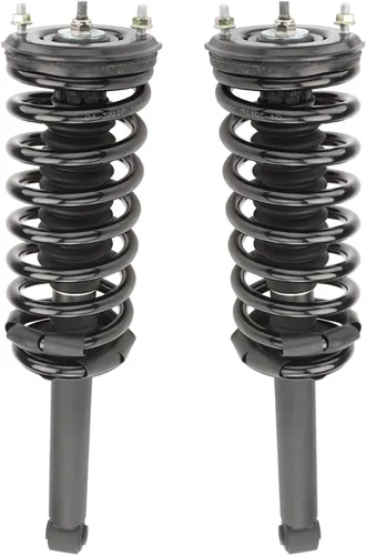 Vista 196 de TRQ - Conjunto de puntal delantero y resorte helicoidal (lados del conductor y del pasajero), para auto