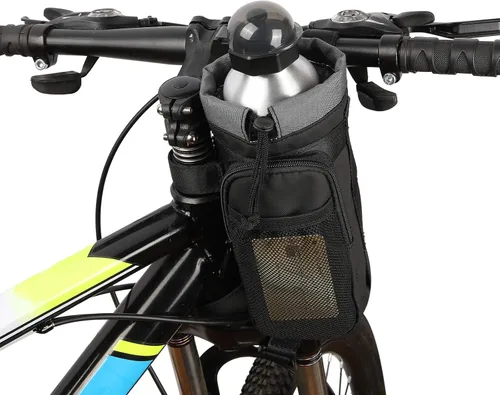 Bolsa de manillar de bicicleta, ligera, impermeable, para marco frontal, almacenamiento de tubo superior, bolsa de bicicletas de gran capacidad,
