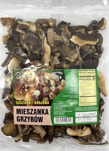 Seweryn Setas secas Wild Forest Mix en rodajas 3.52 oz / 100 g Producto de Polonia