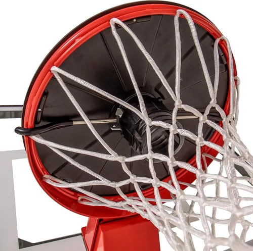 Vista 26 de Goalrilla El bloqueador de llantas de baloncesto protege tu aro con un sistema de bloqueo, color negro