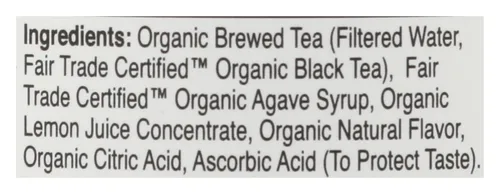 Vista 3 de Eat The Change Just Ice Tea orgánico medio té y mitad limonada, Kosher, 16 onzas líquidas (paquete de 12)