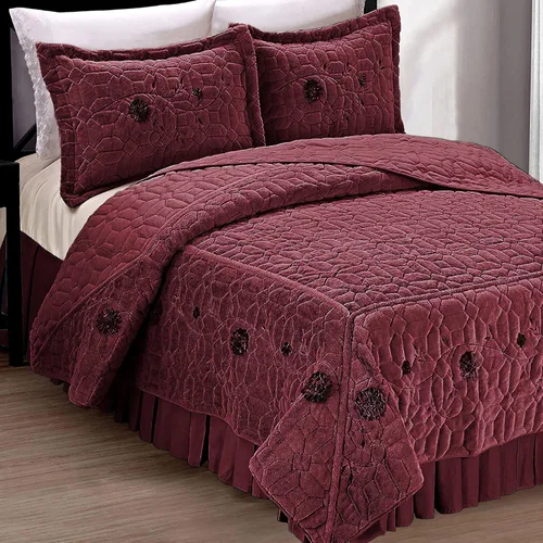 Vista 18 de Home Soft Things Falda de cama clásica de microfibra con volantes, diseño elegante de microfibra sólida envolvente con caída de 14 pulgadas, ropa