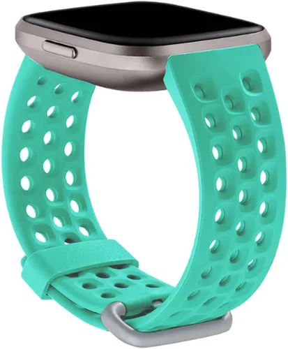 Vista 18 de Bandas deportivas compatibles con Fitbit Versa 2 / Versa / Versa Lite Bands para mujeres y hombres, pulseras de repuesto deportivas transpirables