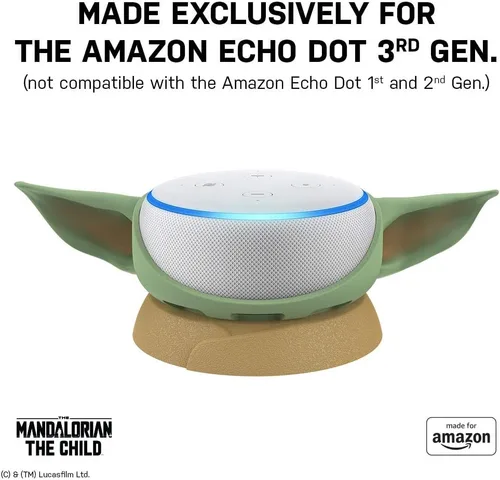 Vista 2 de The Mandalorian: The Child, Stand for Yaxa Echo Dot (3rd Gen)