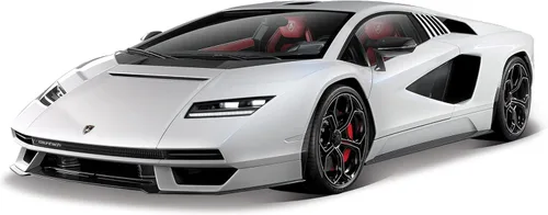 Maisto Lamborghini Countach LPI 800-4 Super Car - 1:18 Scale - Incredibly Detailed Die-Cast Replica Collectible Car Model, White