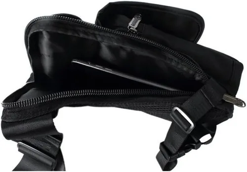 Vista 7 de Bolso táctico al aire libre multifuncional retro de la pierna de la cintura de la lona Molle