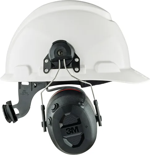 Vista 15 de 3M Pro-Protect + Cojines de Gel - Protector auditivo electrónico, clasificación de reducción de ruido (NRR) de 26 dB, orejeras Bluetooth, altavoces