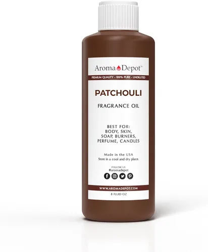 Vista 120 de Aroma Depot Pachulí 4 oz. Aceite de fragancia I Perfume I Aceite para la piel I perfumado. Proyectos de bricolaje como velas, bombas de baño