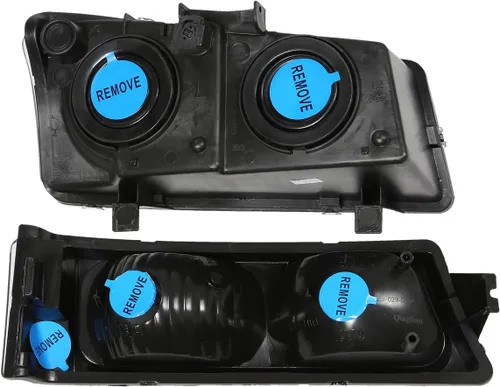 Vista 6 de DNA Motoring HL-OH-CS03-4P-BK-CL1 juego de faros delanteros para lado del chofer y acompañante