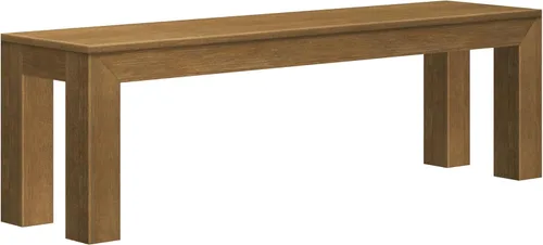 Vista 4 de Plank+Beam Banco de comedor de 60 pulgadas para comedor, banco para mesa de 72 pulgadas, asiento de comedor, banco de madera al aire libre, banco