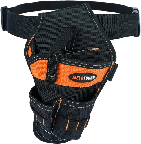 Vista 8 de MELOTOUGH Funda de taladro inalámbrica para cinturón izquierdo/derecho para cinturón de herramientas, bolsa de taladro, funda de destornillador