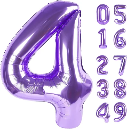 Vista 331 de Globos con números con estampado de vaca, globos de 40 pulgadas del número 0-9 (cero-nueve), globo de vaca para suministros de fiesta de cumpleaños