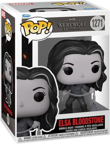 Vista 2 de Funko Pop! Marvel: Werewolf by Night - Elsa Bloodstone - Werewolf by Night - Figura de vinilo coleccionable - Idea de regalo - Producto