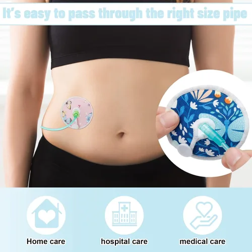 Vista 5 de 32 fundas de botón de tubo G, soporte para almohadilla de tubo G, almohadillas de lactancia de algodón reutilizables para apoyo de alimentación