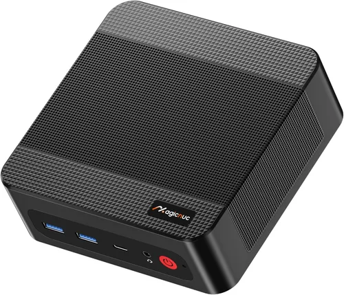 Vista 11 de Mini PC AS1 con Ryzen 5 3550H, 16 GB DDR4 512 GB SSD Mini escritorio, triple pantalla USB-C/HDMI/DP/Wi-Fi 5/BT5.0 Mini computadora