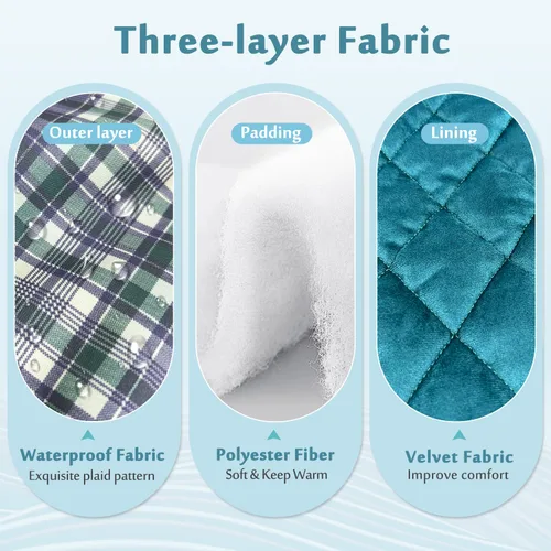 Vista 2 de Mybow Funda de molde para piernas, funda para calcetines para después de la cirugía, protector de yeso de pierna, funda acolchada para piernas