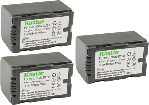 Vista 4 de Kastar Paquete de 1 batería de repuesto CGR-D16 para Panasonic CGR-D320, CGR-D320A/1B, CGR-D320E/1B, VW-VBD25, Panasonic DE-A20, DE-A88C, VSK0581