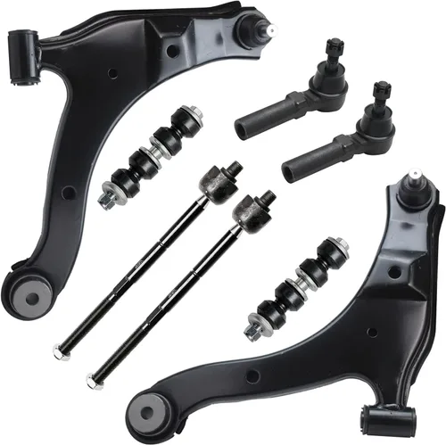 Vista 304 de Detroit Axle - Kit de brazos de control de extremo de 8 piezas para Toyota 2001-2003 Highlander 2002-2003 Camry Lexus ES300, 2 brazos de control
