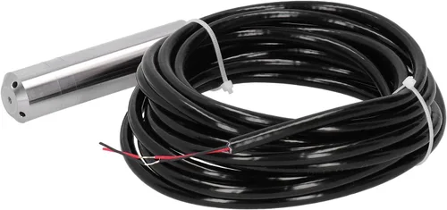 Vista 7 de Transmisor de nivel de líquido Cable de 16.4 ft Sensor de nivel de agua Detector Transmisor de presión para agua, gas, aceite 1232VDC 420mA