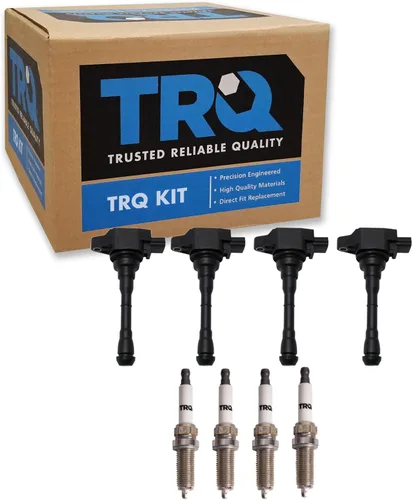 Vista 104 de TRQ Kit de bobina de encendido y bujía Iridium 12 piezas compatible con Ford Explorer 2020-2021 Police Interceptor Utility Lincoln Aviator con V6