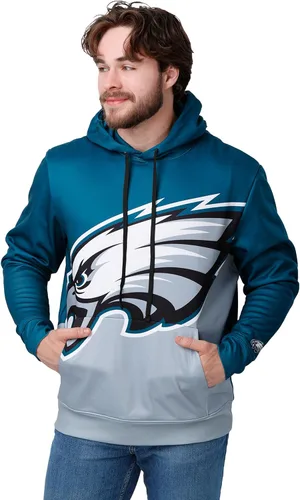Vista 14 de FOCO NFL mens Nfl Team Color Bold Logo Hooded Pullover Hoodie